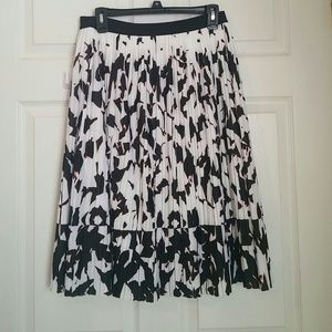 Black and white skirt